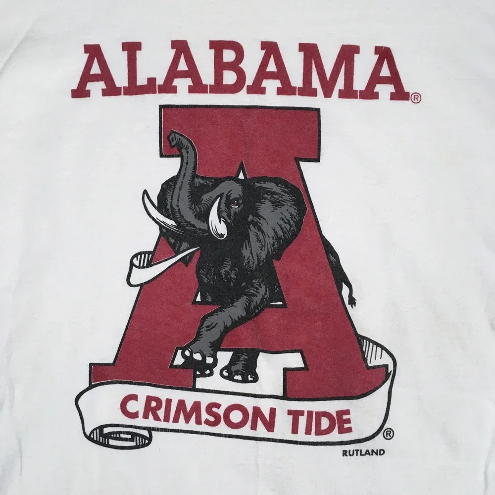 Vintage Delta Alabama Crimson‎ Tide Elephant Men's XL Tee T-Shirt Collegiate